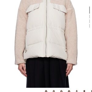 Women's Cream and Tan Jacket